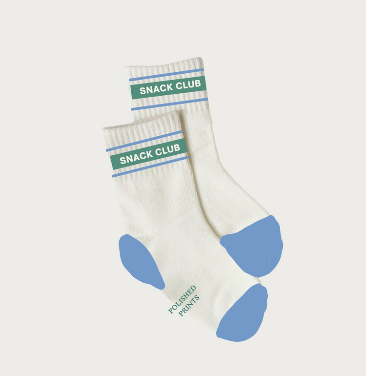 POLISHED PRINTS Snack Club Socks