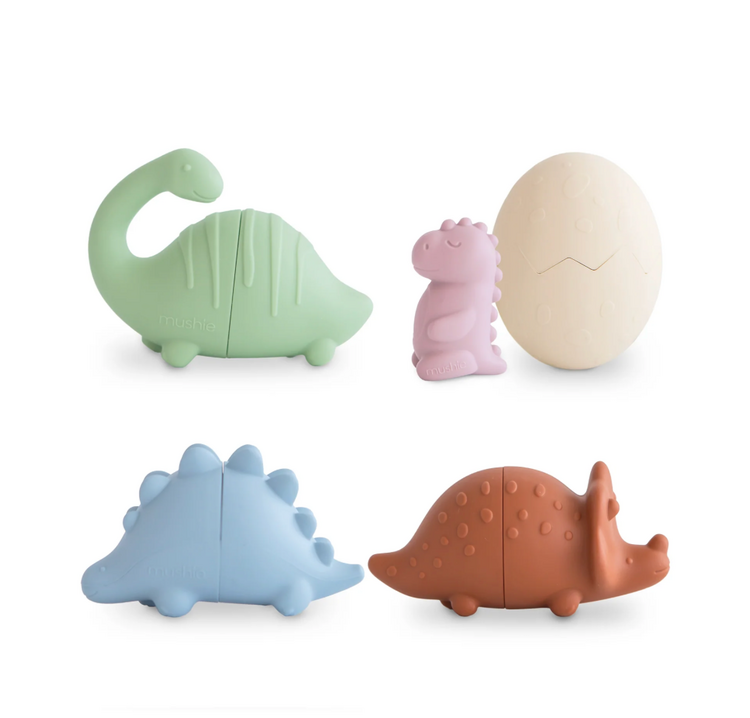 MUSHIE Dino Mold Free Bath Play Set