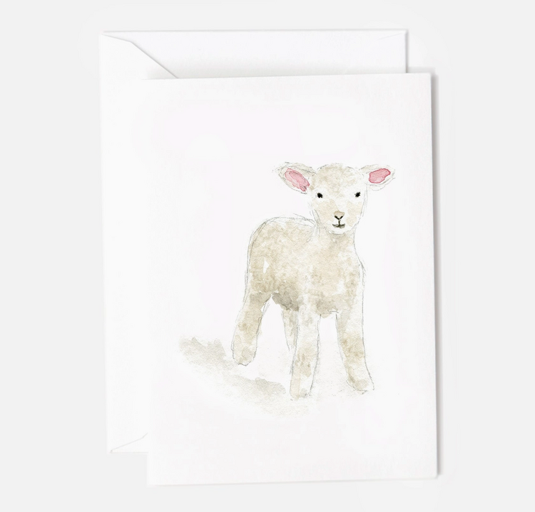 EMILY LEX STUDIO Lamb Mini Notecard