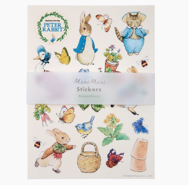 MERI MERI Peter Rabbit Sticker Sheets