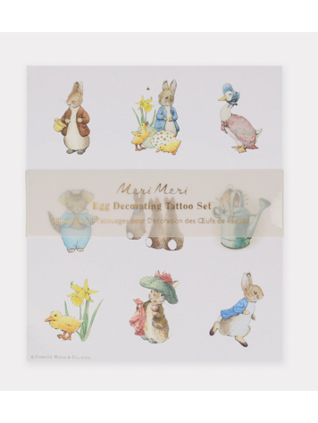 MERI MERI Peter Rabbit Egg Decorating Tattoos