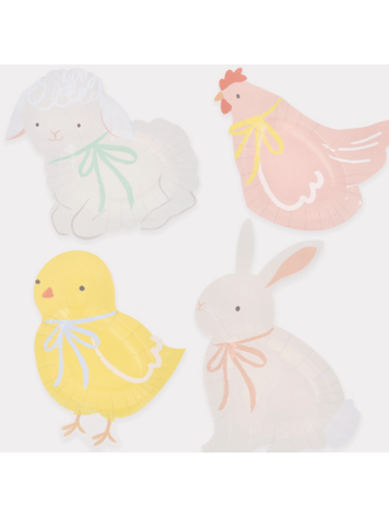 Spring Animals Plates