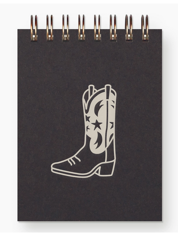 RUFF HOUSE PRINT SHOP Cowboy Boot Mini Notebook