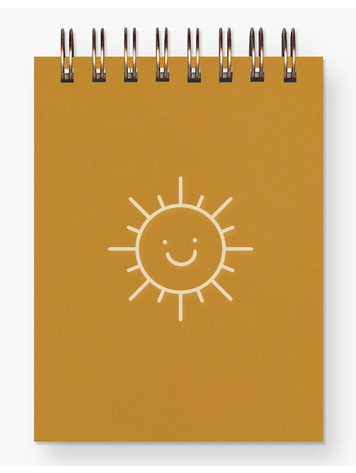 RUFF HOUSE PRINT SHOP Smiling Sunshine Mini Notebook
