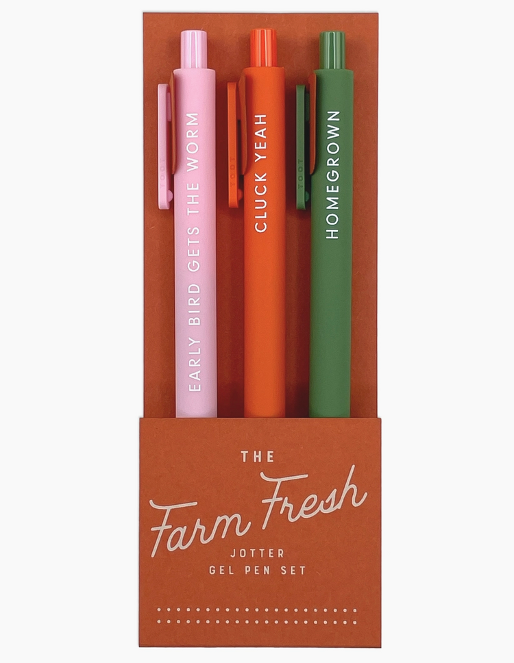RUFF HOUSE PRINT SHOP Farm Fresh Gel Pen