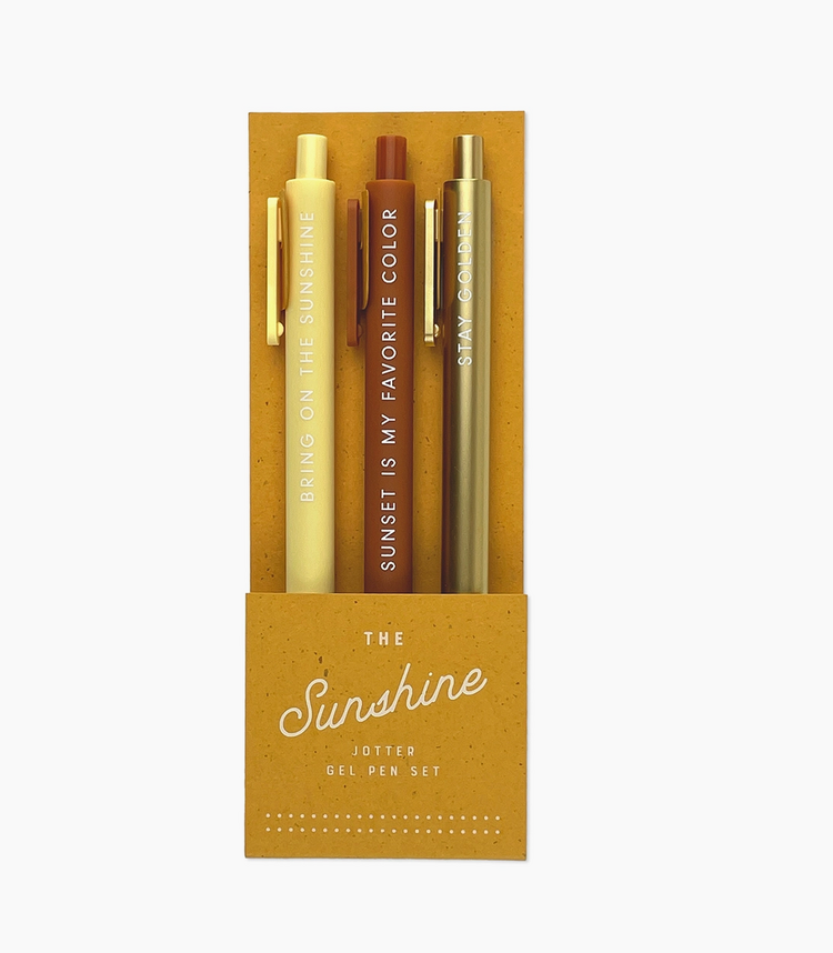 RUFF HOUSE PRINT SHOP Sunshine Gel Pen