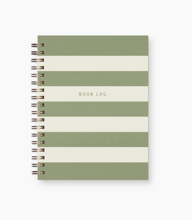 RUFF HOUSE PRINT SHOP Aloe Striped Journal