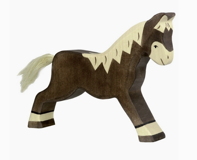 GOKI Running Horse, Dark Brown