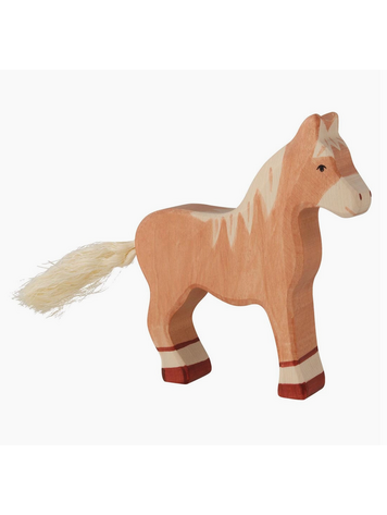 GOKI Horse Standing - Light Brown