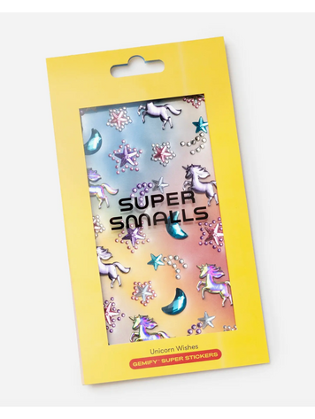 SUPER SMALLS Unicorn Wishes Gemify Super Stickers