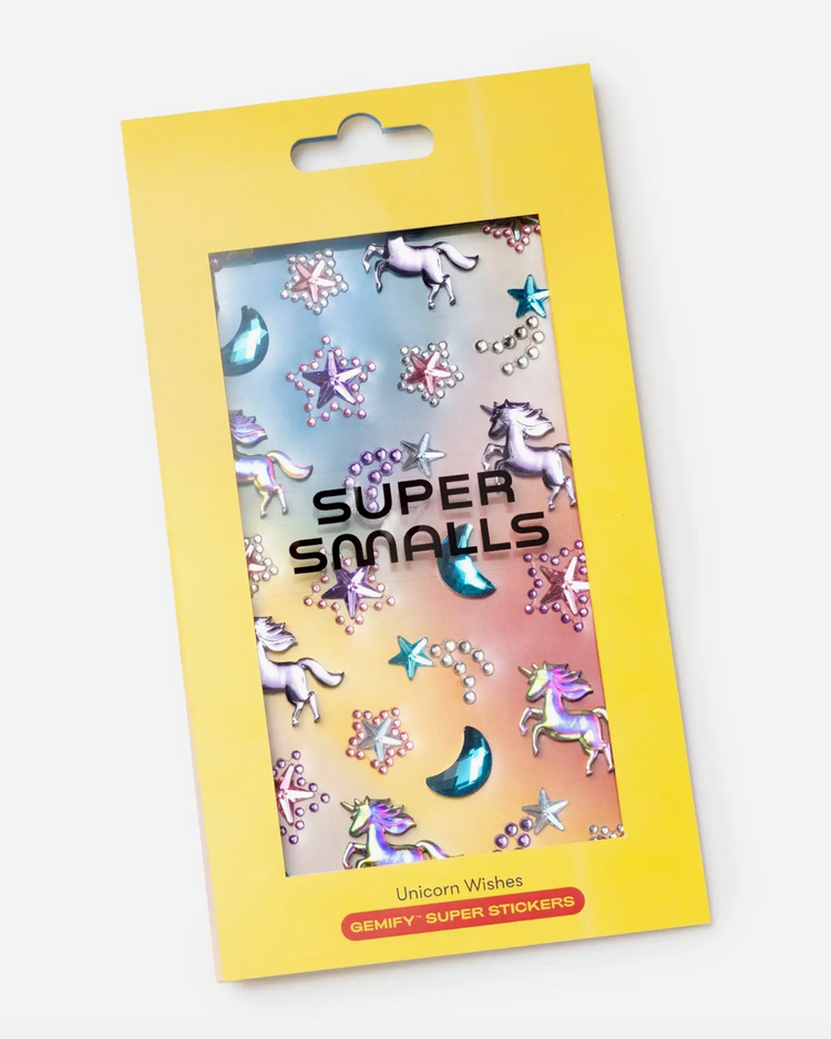 SUPER SMALLS Unicorn Wishes Gemify Super Stickers
