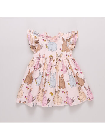 PINK CHICKEN Jennifer Double Ruffle Dress