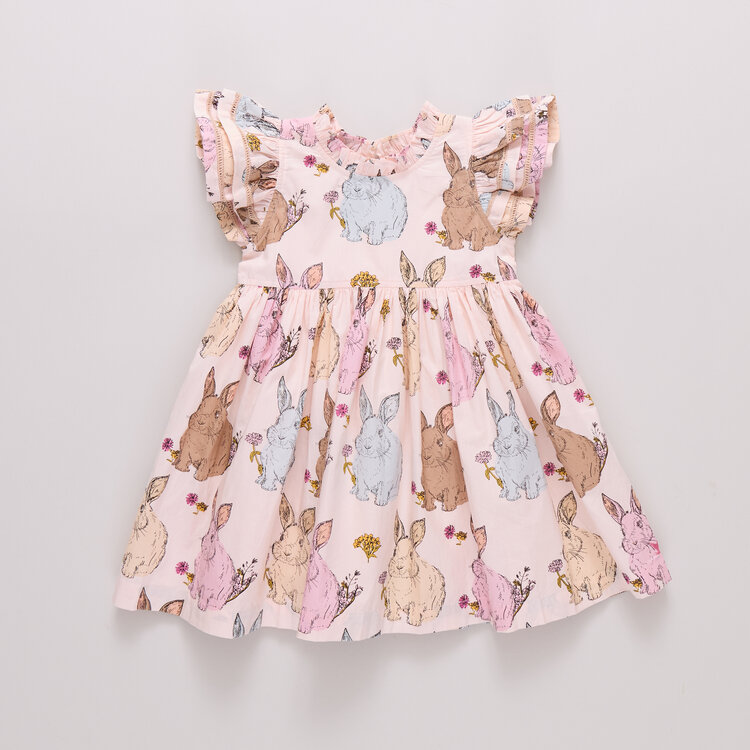 PINK CHICKEN Jennifer Double Ruffle Dress