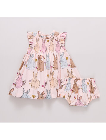 PINK CHICKEN Stevie Dress Baby Set