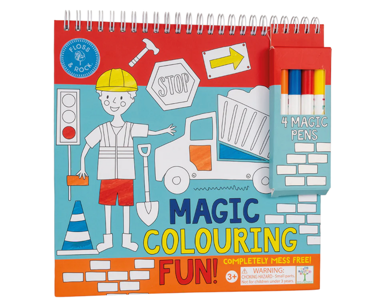 FLOSS AND ROCK Magic Coloring Fun - Construction