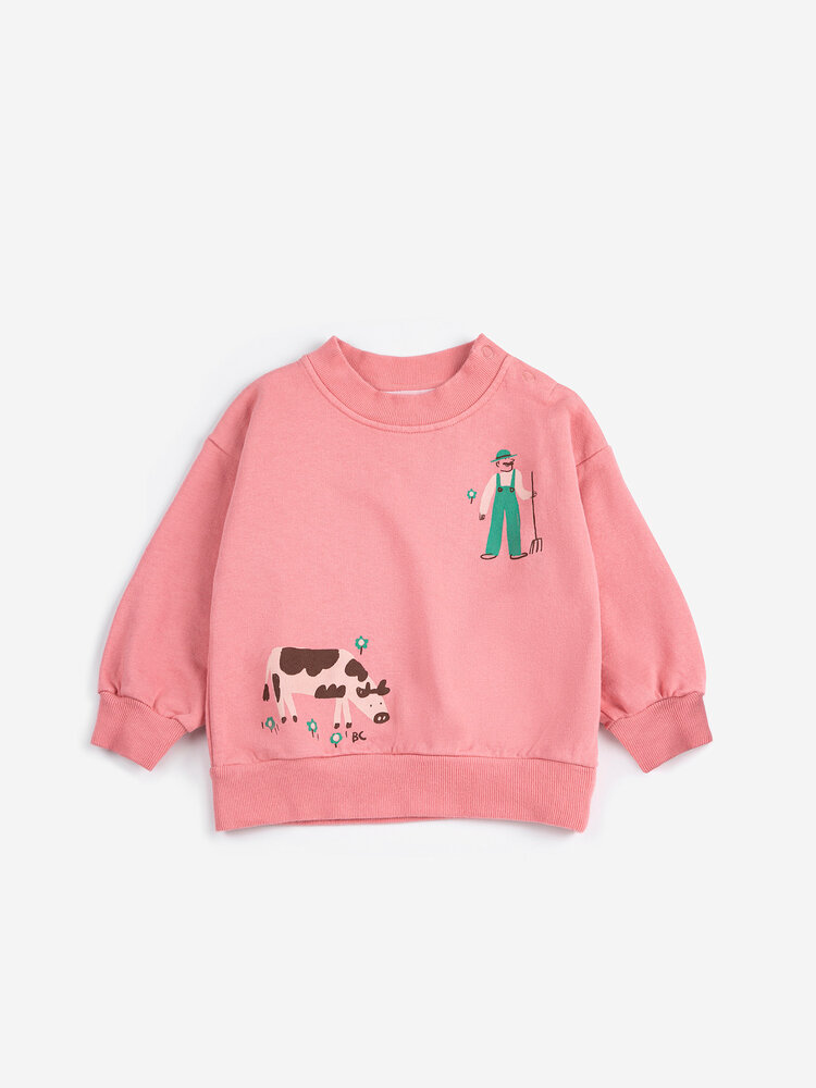 BOBO CHOSES Farm Adventure Baby Sweatshirt