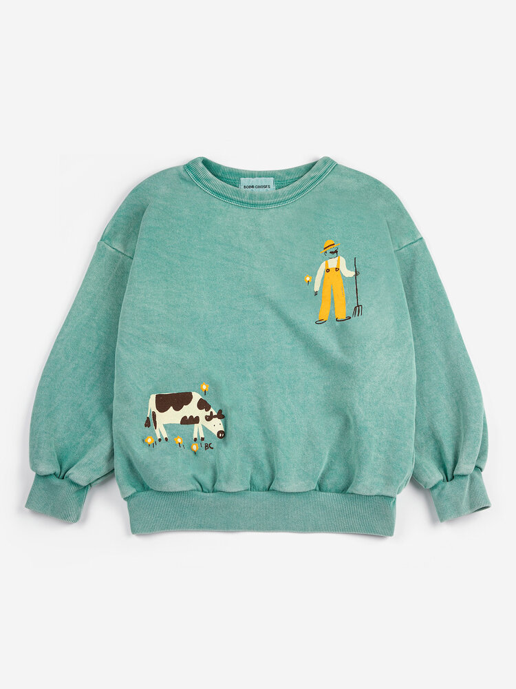 BOBO CHOSES Farm Adventure Kids Sweatshirt