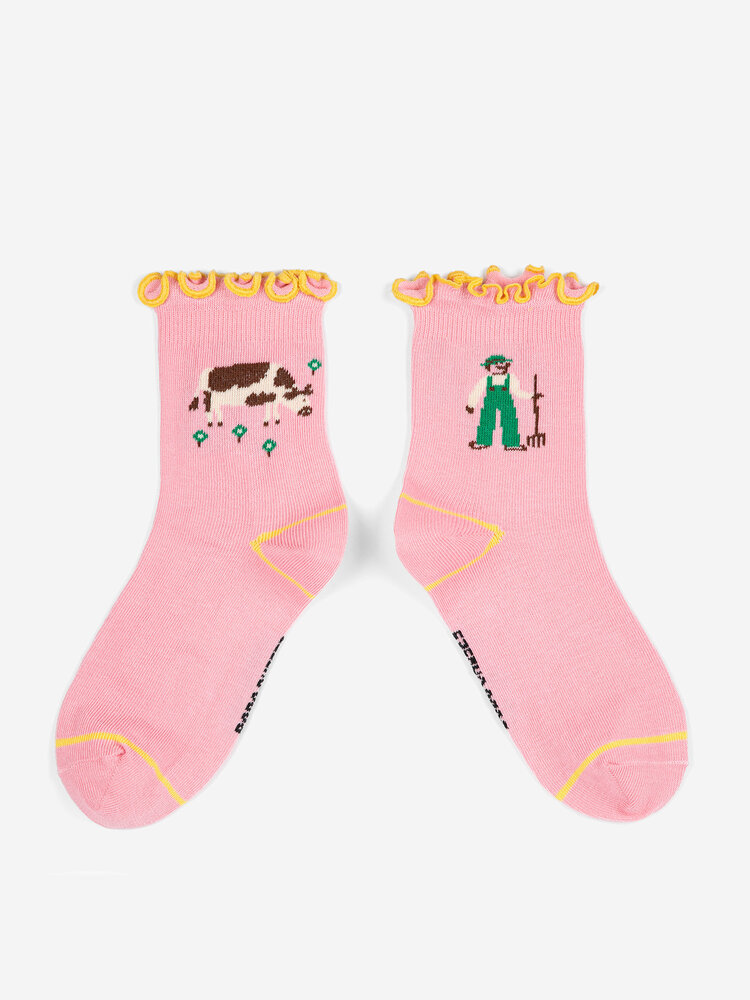 BOBO CHOSES Farm Adventure Kids Ruffled Socks