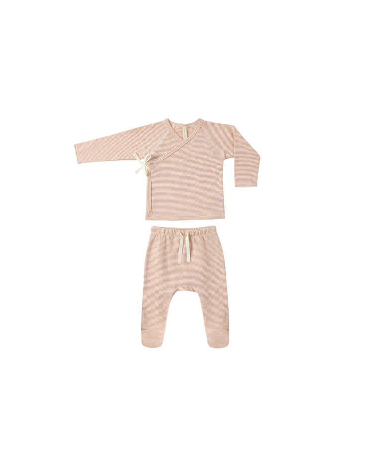 QUINCY MAE Micro Stripe Pant Set
