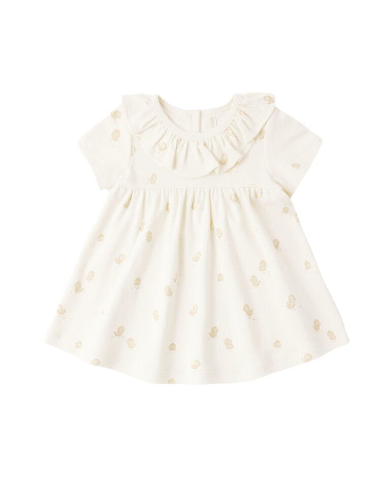 QUINCY MAE Chicks Ruffle Collar Dress