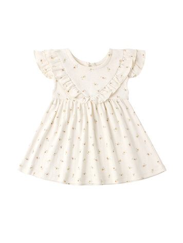 QUINCY MAE Petit Fleurs Ruffle Dress