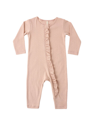 QUINCY MAE Melon Ruffle Jumpsuit