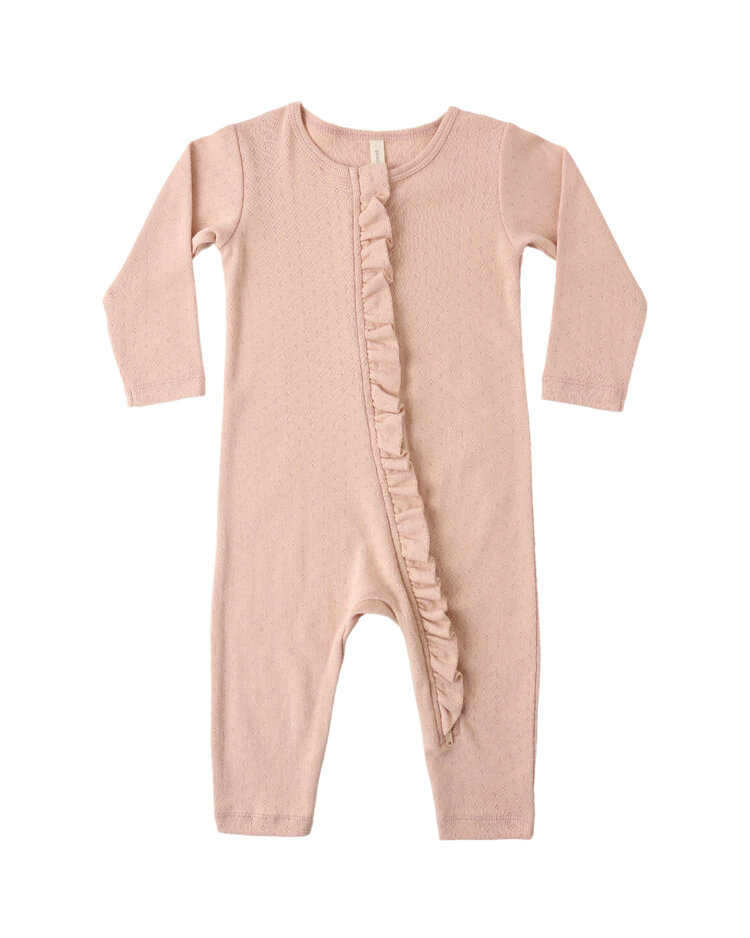 QUINCY MAE Melon Ruffle Jumpsuit