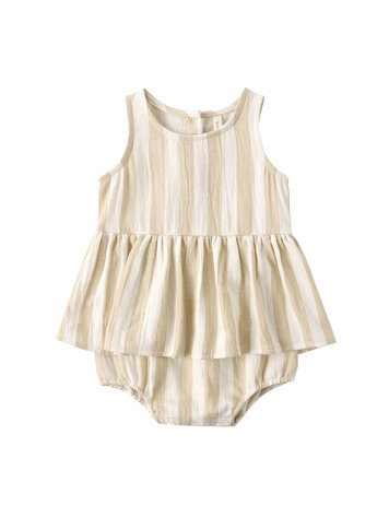 QUINCY MAE Skirted Tank Stripe Romper