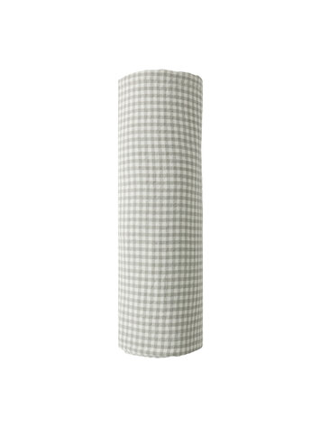 QUINCY MAE Gingham Woven Swaddle