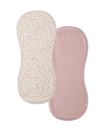 QUINCY MAE 2 Pack Dahlia Burp Cloth