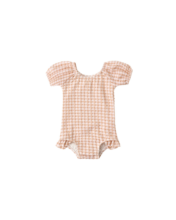 QUINCY MAE Catalina Check One-Piece