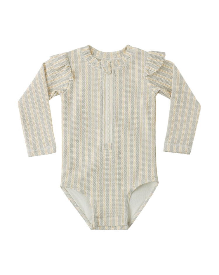 QUINCY MAE Byron Stripe Baby Rashguard