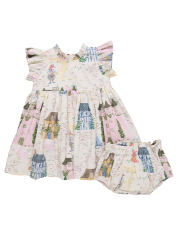 PINK CHICKEN Jennifer Castle Baby Dress Set