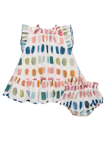 PINK CHICKEN Harper Baby Dress Set