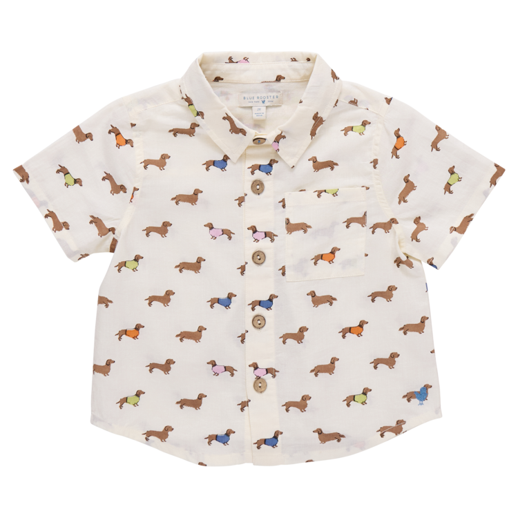 PINK CHICKEN Jack Dachshunds Baby Shirt