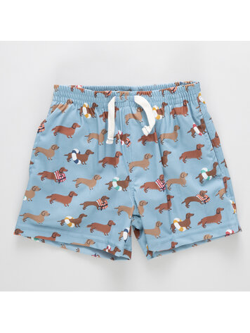 PINK CHICKEN Dachshunds Swim Trunk