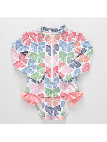 PINK CHICKEN Arden Bows Baby Suit