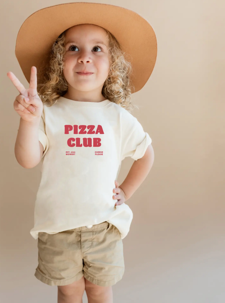 POLISHED PRINTS Pizza Club Graphic T-Shirt
