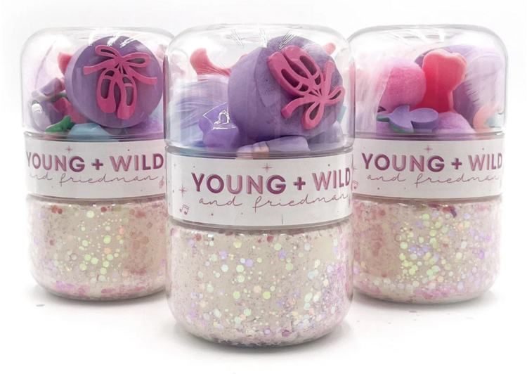 YOUNG + WILD AND FRIEDMAN Grab + Go Dough Jar - Ballet