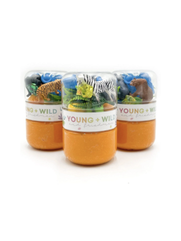 YOUNG + WILD AND FRIEDMAN Grab + Go Dough Jar - Zoo