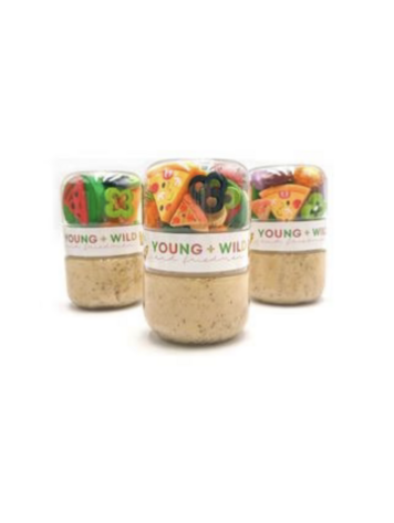YOUNG + WILD AND FRIEDMAN Grab + Go Dough Jar - Pizza