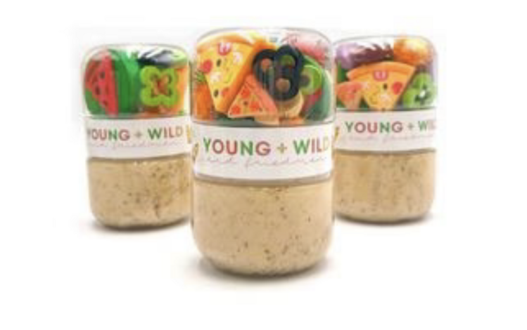 YOUNG + WILD AND FRIEDMAN Grab + Go Dough Jar - Pizza