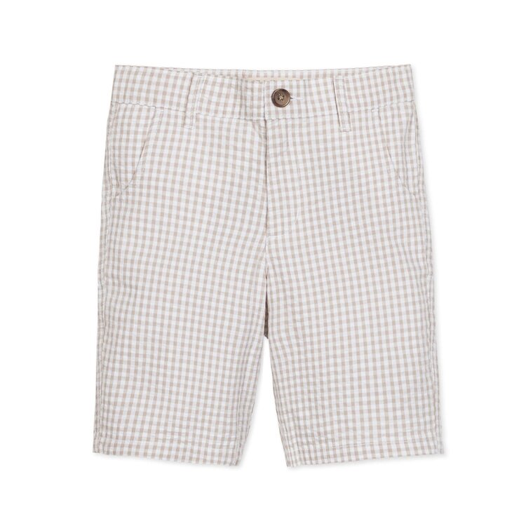 HOPE & HENRY Organic Seersucker Gingham Short