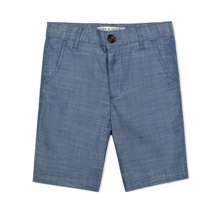 HOPE & HENRY Organic Chambray Short