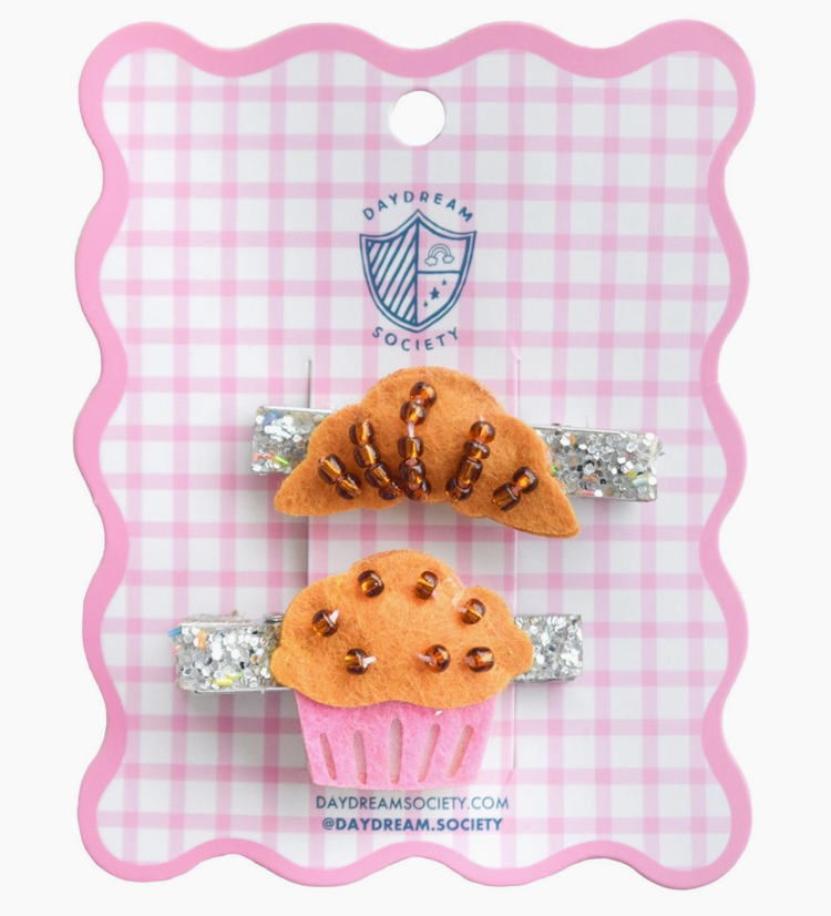 Jollity & Co. + Daydream Society Breakfast Pastry Hair Clip Set