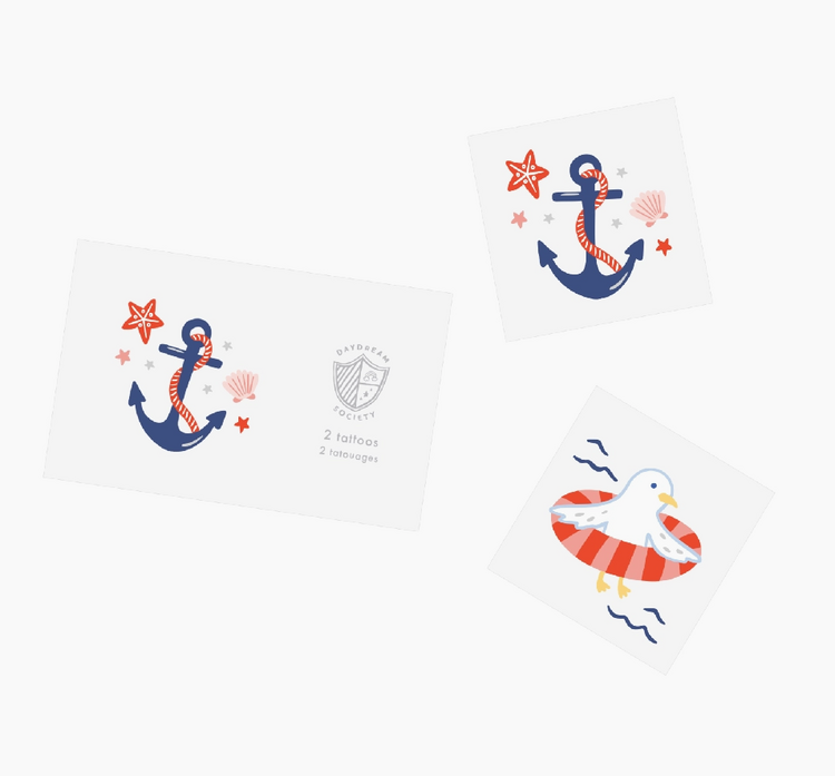 Jollity & Co. + Daydream Society Seaside Temporary Tattoos