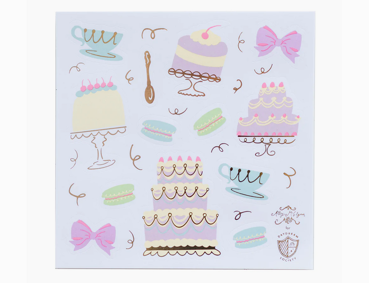 Jollity & Co. + Daydream Society Let Them Eat Cake Sticker Set