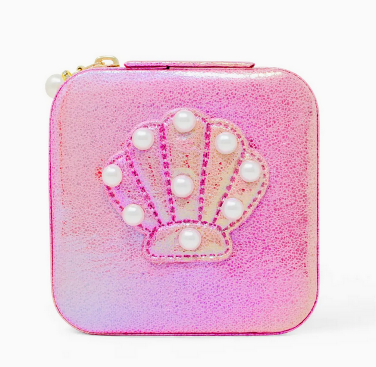 Mermaid Seashell Jewelry Box - Hot Pink