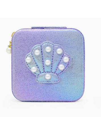 Mermaid Seashell Jewelry Box - Purple