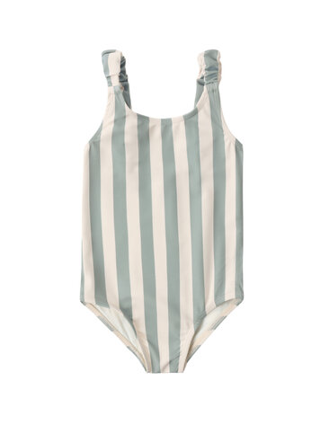 RYLEE AND CRU Scrunch Stripe One-Piece
